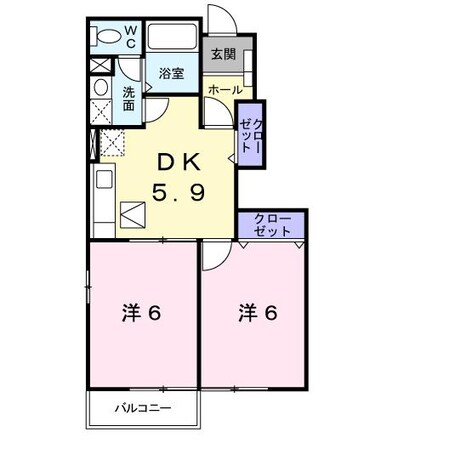 アバンツァートの物件間取画像